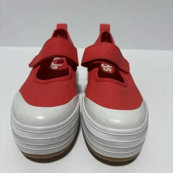 Keds Women’s Mary Jane Shoes Red, Size 6 M - Picture 3 of 5